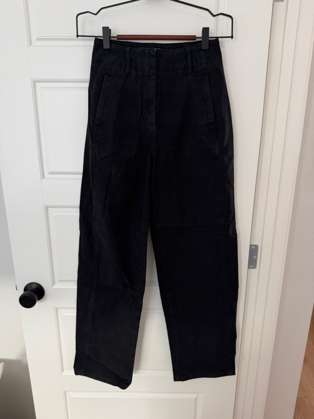 Wilfred Ascendant Black High Rise Wide-Leg Pants - Picture 3 of 6